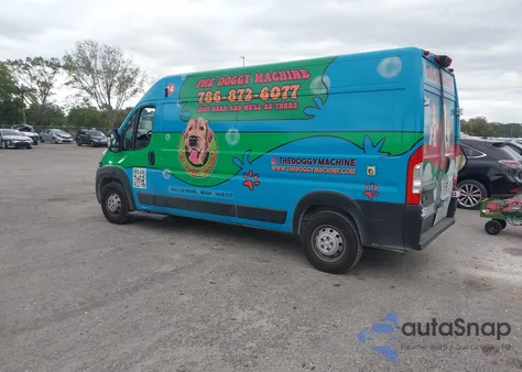 2022 Ram Promaster 2500 High Roof 159 Wb from USA, damaged, VIN 3C6LRVDGXNE121227